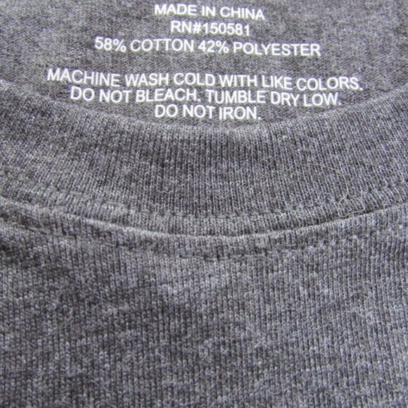 Thread Grit Men's Short Sleeve Southwest Rodeo Graphic T-Shirt Charcoal Heather - Picture 4 of 4